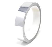 Finest Folia 10m Strisce adhesive effetto cromo decorative per auto moto barca e modellismo in vari colori autoadesive Lunghezza (15mm, Argento cromato)