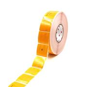 Finest Folia 3M Diamond Grade 997S - Segnalatore segmentato per teloni per camion, rimorchi, pellicola riflettente 52 mm (15 metri, giallo)