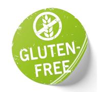 Finest Folia 500 adesivi per alimenti, diametro 20 mm, autoadesivi, rotondi, impermeabili, resistenti alle intemperie, R002 (02 senza glutine)