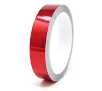 Finest Folia 8,5m Strisce adhesive effetto cromo decorative per auto moto barca e modellismo in vari colori autoadesive Lunghezza (10mm, Rosso cromato)