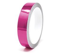 Finest Folia 8,5m Strisce adhesive effetto cromo decorative per auto moto barca e modellismo in vari colori autoadesive Lunghezza (10mm, Rosa cromato)