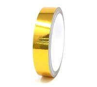 Finest Folia 8,5m Strisce adhesive effetto cromo decorative per auto moto barca e modellismo in vari colori autoadesive Lunghezza (10mm, Oro cromato)