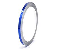 Finest Folia 8,5m Strisce adhesive effetto cromo decorative per auto moto barca e modellismo in vari colori autoadesive Lunghezza (6mm, Blu cromato)