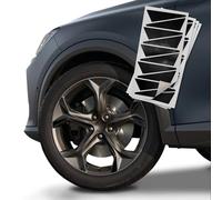 Finest Folia Adesivi per cerchioni compatibili con Cupra Formentor, set completo di pellicole autoadesive per cerchione auto, resistente alle intemperie (nero lucido, K107 Formentor)