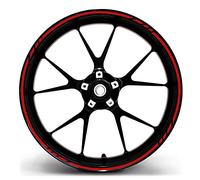 Finest Folia - Adesivi per cerchioni in design GP, 16 pezzi, set completo, adatto per cerchioni da 17”, 16”, 18”, 19”, per moto, auto e bicicletta