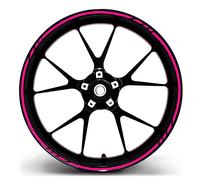 Finest Folia - Adesivi per cerchioni in design GP, 16 pezzi, set completo, adatto per cerchioni da 17”, 16”, 18”, 19”, per moto, auto e bicicletta