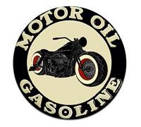 Finest Folia Adesivo motivi retrò vintage sticker Old School Ace Kult Rockabilly decorative per auto moto casco garage (#13 Motor oil)