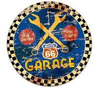 Finest Folia Adesivo motivi retrò vintage sticker Old School Ace Kult Rockabilly decorative per auto moto casco garage (#17 Full service)