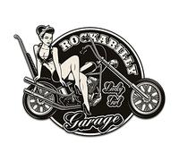 Finest Folia Adesivo motivi retrò vintage sticker Old School Ace Kult Rockabilly decorative per auto moto casco garage (R149-04 Rockabilly 2)