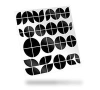 Finest Folia Emblema adesivo per angoli compatibile con BMW autoadesivo per auto, impermeabile, accessorio per moto, 74 pezzi, pellicola K102 (02 nero lucido)