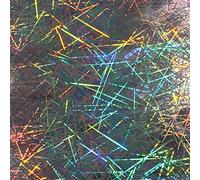 Finest Folia Fogli DIN A4, autoadesivi, per artisti, per plotter, effetto ologramma con glitter, per il fai da te (Linee (N.033), 1 foglio DIN A4)