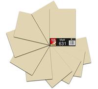 Finest Folia Foglio Din A4 30x21cm 621/631 pellicola per plotter pellicola vinilica per auto (814 Avorio, Set di 10 631 Opaco)