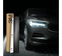 Finest Folia Pellicola autoadesiva 3M 2080 per auto, 30 x 152 cm, per auto, moto, barca, per protettiva 3D con canali d'aria (CFS12 Carbon Fiber Black)