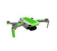 Finest Folia Pellicola protettiva compatibile con drone DJI Mini 2 e set di adesivi per controller adatti impermeabili Skin Sticker Design Folie (K156-08 Verde neon parziale adesivo)