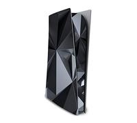 Finest Folia Pellicola protettiva compatibile con PS5 Sticker Custodia per Giochi Console Caso Adesivo Vinile Pellicola Protettiva Anti Graffio Design Cover RX040 (Disc Edition, N. 3 Poligono Nero)