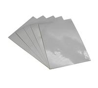 Finest Folia Pellicola riflettente per plotter in formato DIN A4, formato A4, per fai da te, bricolage e bricolage, 5 pezzi, colore: bianco