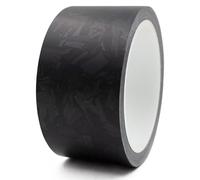 Finest Folia - Strisce decorative autoadesive in carbonio forgiato opaco, 8,5 m, per auto, camion, moto, barche, modellismo, fai da te, decorazione, larghezza 50 mm, nere