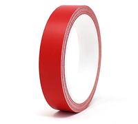 Finest Folia Strisce decorative opache, per auto, camion, moto, barca, modellismo, fai da te, strisce decorative autoadesive (Rosso opaco, Larghezza 9mm)
