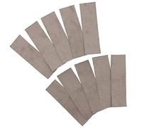 Finest-Folia T019 - Set di 10 fogli in feltro per raschietto, autoadesivi, in Alcantara
