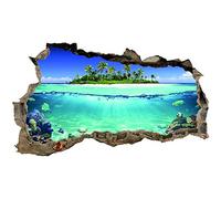 Finest Folia WL56 - Adesivo da parete 3D, materiale PVC, autoadesivo, bianco, 60 x 100 cm, per camera da letto, soggiorno, muro, mobili, porta, finestra, piastrelle, specchio