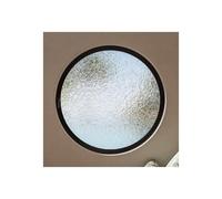 Finestra A Filo, Finestre Di Ventilazione Girevoli A 360°, Oblò Rotondo Con Maniglie, Finestra In Vetro Di Alluminio Per La Decorazione Di Bagno, Cucina E Soggiorno.(Burst,80cm/31.4in)