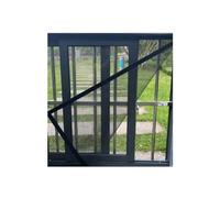 Finestra A Rete Da 1 Pezzo Con Design A Completa Invisibile for La Prevenzione Delle Zanzare Che Non Richiede Installazione Di Perforazione(Black-width 190cm,Height90cm)