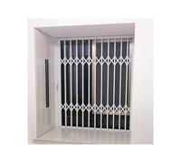 Finestra antifurto allargabile pieghevole in lega di alluminio con serratura bidirezionale regolabile for uso domestico, recinzione di sicurezza anti-intrusione(A,150x120cm/59x47in)