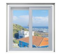 Finestra con zanzariera 140x145cm Tenda autoadesiva antizanzare,per la maggior parte dei tipi di finestre,bianco
