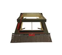 Finestra da tetto/Lucernario Elettrico per apertura a distanza con motore 220 volt. Finestra ideale dove non è possibile l'apertura manualmente. (78 x 98 Base x Altezza)