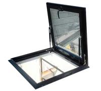 Finestra da tetto personalizzata in alluminio - accesso multi-angolo per soffitte cantine e verande (95 x 75 cm) - migliora la luce naturale e l'estetica