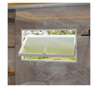 Finestra decorativa girevole a 360° con maniglia, telaio in alluminio per una maggiore durata, ideale per bagni, ristoranti, negozi, casette e fienili