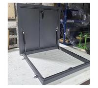 Finestra di accesso al tetto in acciaio zincato, versatile e resistente ai furti, per centro commerciale (45 x 45 cm), facile accesso sicuro