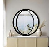 Finestra Di Concessione Del Telaio In Alluminio,finestra Con Asse Centrale Girevole A 360°,home Use Porthole Privacy Ventilation Window With Handle, Battente Aperta Per Seminterrato