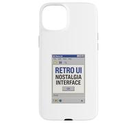 Finestra di dialogo Retro Computer 90s Interfaccia Desktop Nostalgia Custodia per iPhone 15 Plus