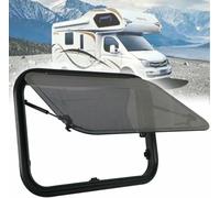 Finestra di emergenza di ricambio per camper - cerniera laterale, parasole e schermo, facile installazione per camper, rimorchi e camper