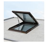 Finestra di Osservazione da Tetto Multi angolo con Ventilazione Manuale Finestre per Lucernari per Tetti Adatto Mansarde All'ultimo Piano, Verande, Terrazze e Scantinati(50x50cm)