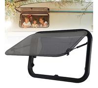 Finestra di ricambio per camper - Bocchetta di ventilazione esterna per roulotte e rimorchi, design incernierato, adatta a pareti di spessore 30-80 mm, dimensioni 500 x 350 mm, durevole e resistente