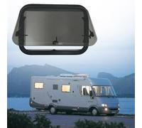 Finestra di ricambio per camper con zanzariera e parasole, design esterno con pulsante, 1100 x 500 mm per il massimo comfort e protezione