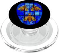 Finestra di vetro colorato delle api Santa Maria in Aracoeli Bee Lover PopSockets PopGrip per MagSafe