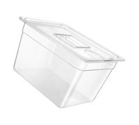 Finestra di visualizzazione trasparente Contenitore di cottura lenta 12L Home Cooking Appliance PC Texture Per La Gestione accurata della Temperatura Cucina Slow Cooker Parte