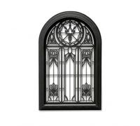 Finestra Gotica per Casa delle Bambole, size to 1 | plastica resistente, per modellismo, paesaggi in miniatura, design gotico, per ama