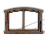 Finestra in ferro 34cm finestra apribile telaio della ruggine stile antico