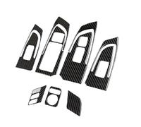 Finestra Interruttore di Sollevamento Pulsante Pannello Specchio Interruttore di Copertura for La Memoria del Sedile Trim for Acura for TSX 2009-2014 LHD In Fibra di Carbonio