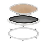 Finestra Ovale Ovale 470x210 mm Apertura di Apertura Marittima con Schermo per Yacht Boat RV in Acciaio inossibile ABS temprato