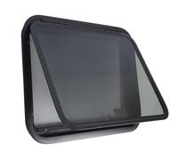 Finestra per Camper, 30 L X 22 A Finestra di Uscita per con Schermo e Anello di Finitura, Finestra per in Vetro Temperato per Camper, Carico, Rimorchio per Cavalli