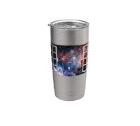 Finestra per la strada lattea e le galassie lontane Bicchiere termico in acciaio inox doppia parete