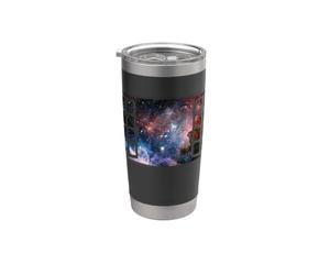 Finestra per la strada lattea e le galassie lontane Bicchiere termico in acciaio inox doppia parete