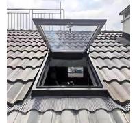 Finestra per tetti lucernario con pellicola protettiva solare e guanti Reced s Ventilazione manuale Finestra di visualizzazione multi-angolo personalizzabile per soffitta Sunroom e seminterrato