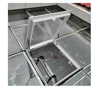 Finestra per tetto a lucernario, Finestre da tetto con ventilazione manuale, finestra telaio in lega di alluminio antipioggia for soffitta, cantina, veranda(120x50cm)