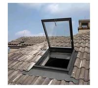 Finestra per tetto a lucernario, Lucernari a tunnel solare for seminterrati commerciali, lucernari con tetto piano inclinato orizzontale trasparente(90x80cm)